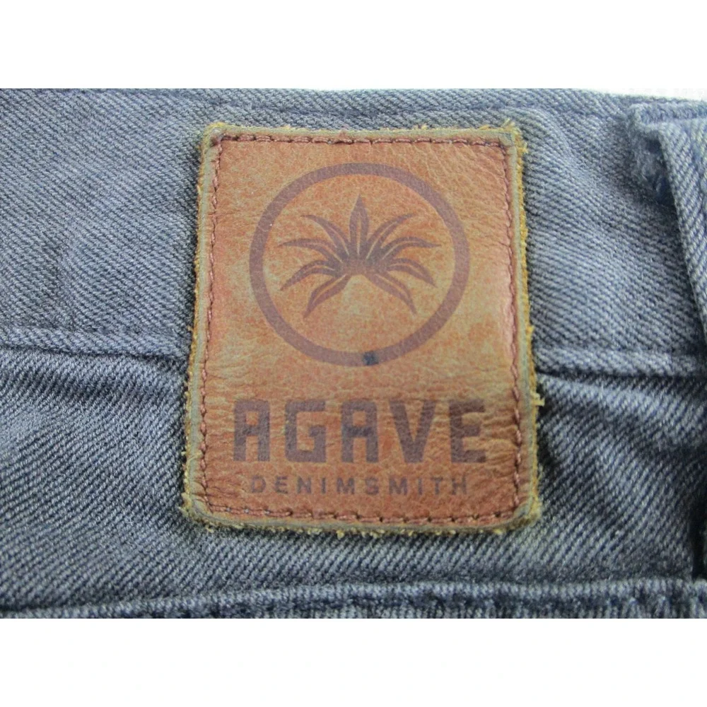 Agave Denim Rocker Jeans Mens 34x33 Gray Classic Taper‎ Straight Made In USA